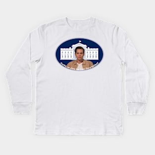 thanks, we stole him from the president Kids Long Sleeve T-Shirt